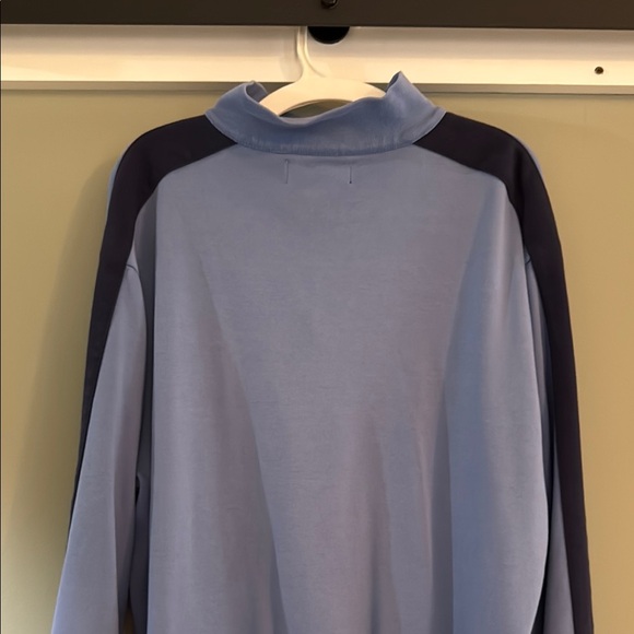 Ralph Lauren Blue Zip Up Sweater with Classic Style - Picture 6 of 9